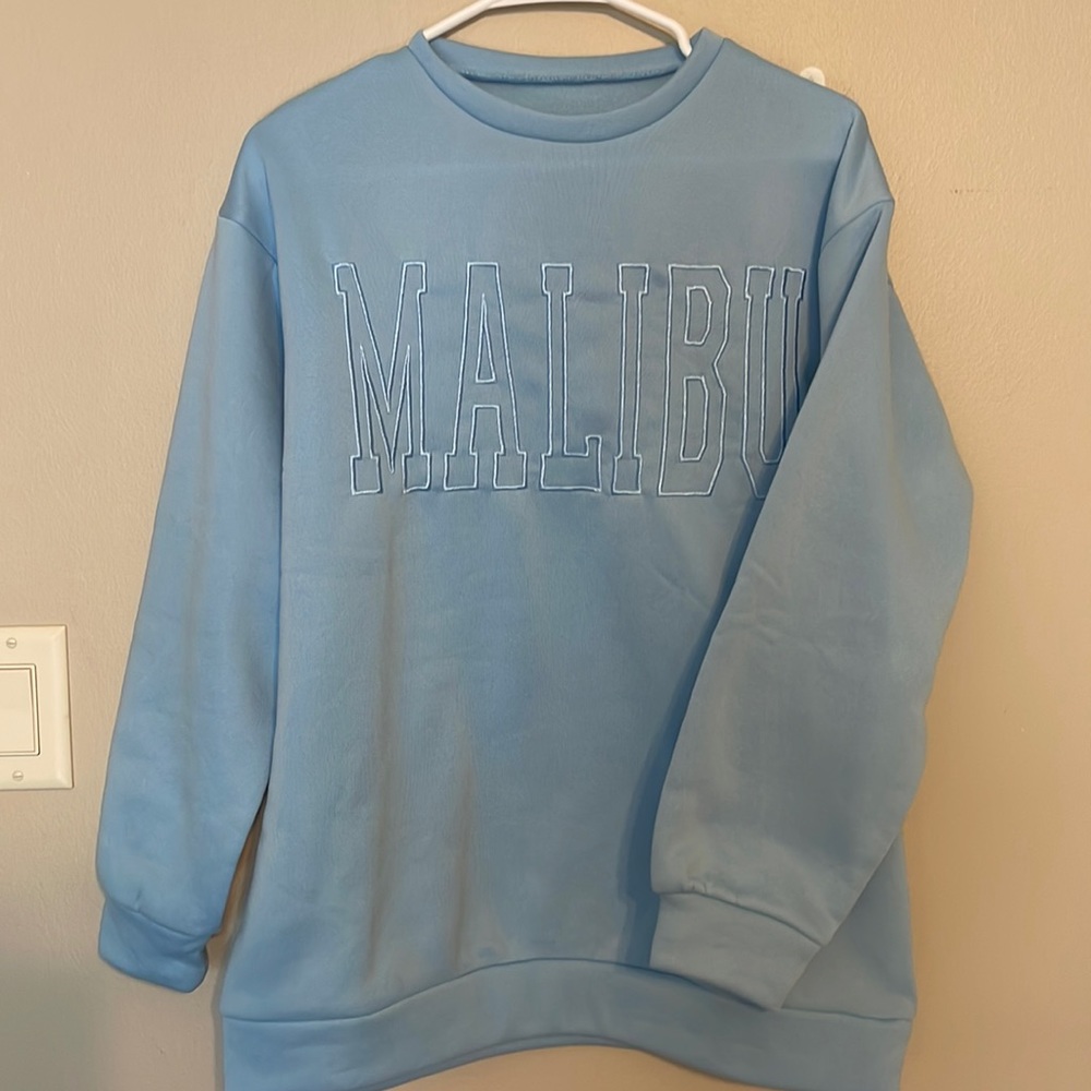 Oversized crew neck